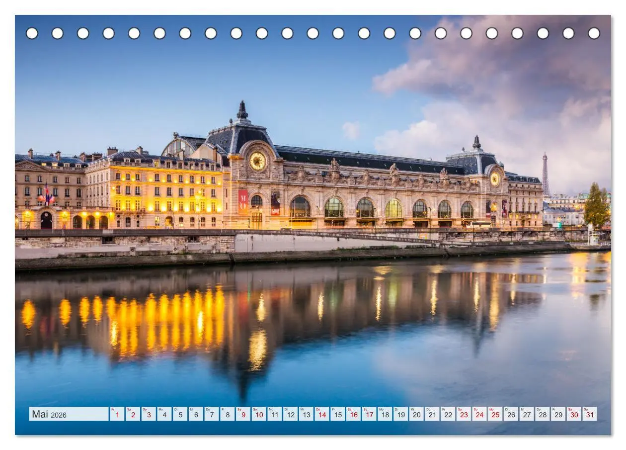 Bild: 9783457627532 | Paris - La Ville Lumière (Tischkalender 2026 DIN A5 quer), CALVENDO...