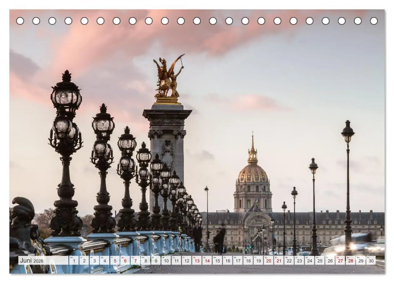 Bild: 9783457627532 | Paris - La Ville Lumière (Tischkalender 2026 DIN A5 quer), CALVENDO...