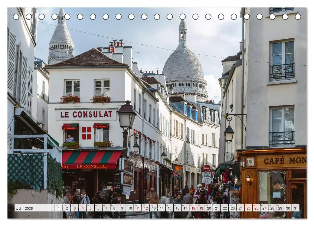 Bild: 9783457627532 | Paris - La Ville Lumière (Tischkalender 2026 DIN A5 quer), CALVENDO...