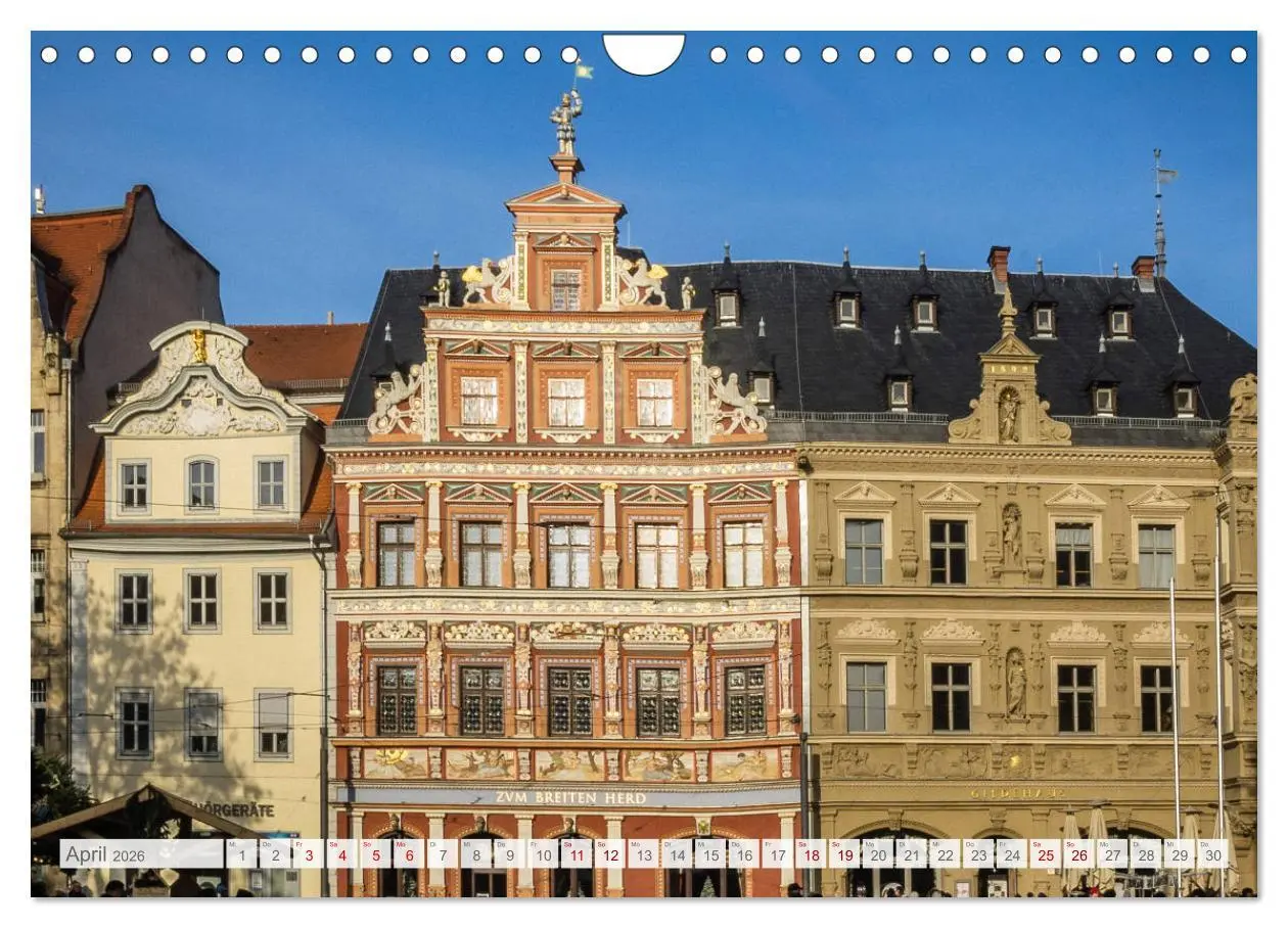 Bild: 9783457937532 | Erfurt. Perle Thüringens. (Wandkalender 2026 DIN A4 quer), CALVENDO...