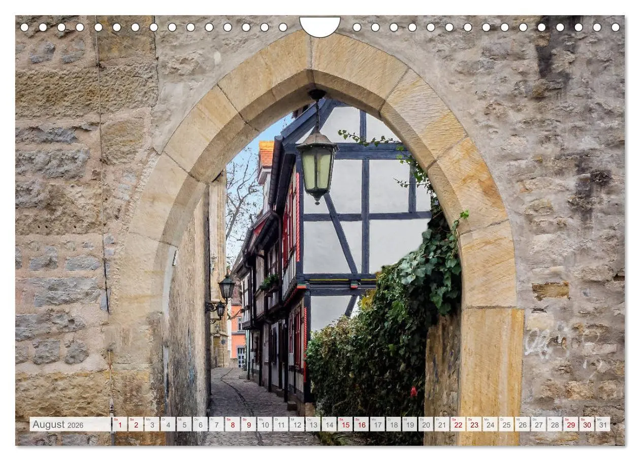 Bild: 9783457937532 | Erfurt. Perle Thüringens. (Wandkalender 2026 DIN A4 quer), CALVENDO...