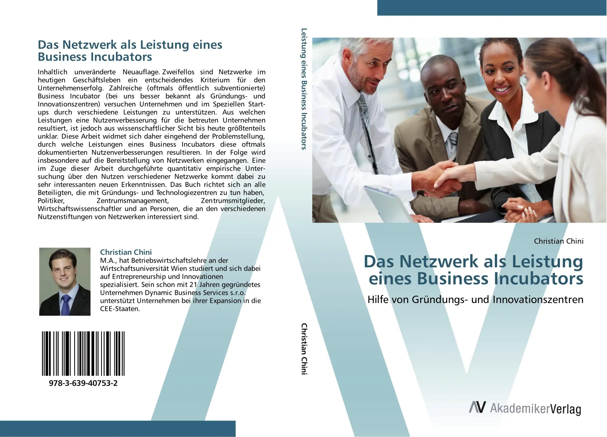 Cover: 9783639407532 | Das Netzwerk als Leistung eines Business Incubators | Christian Chini