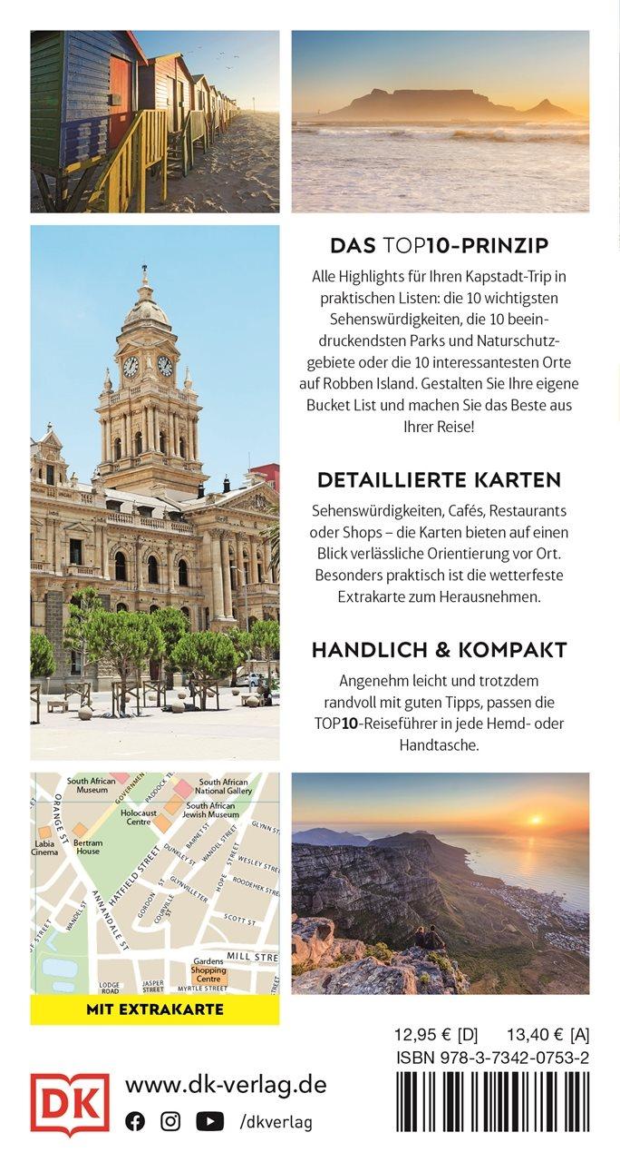 Rückseite: 9783734207532 | TOP10 Reiseführer Kapstadt | DK Verlag - Reise | Taschenbuch | 128 S.