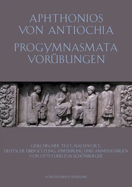 Cover: 9783826067532 | Aphtonios von Antiochia: Progymnasmata. Vorübungen. | Antiochia | Buch