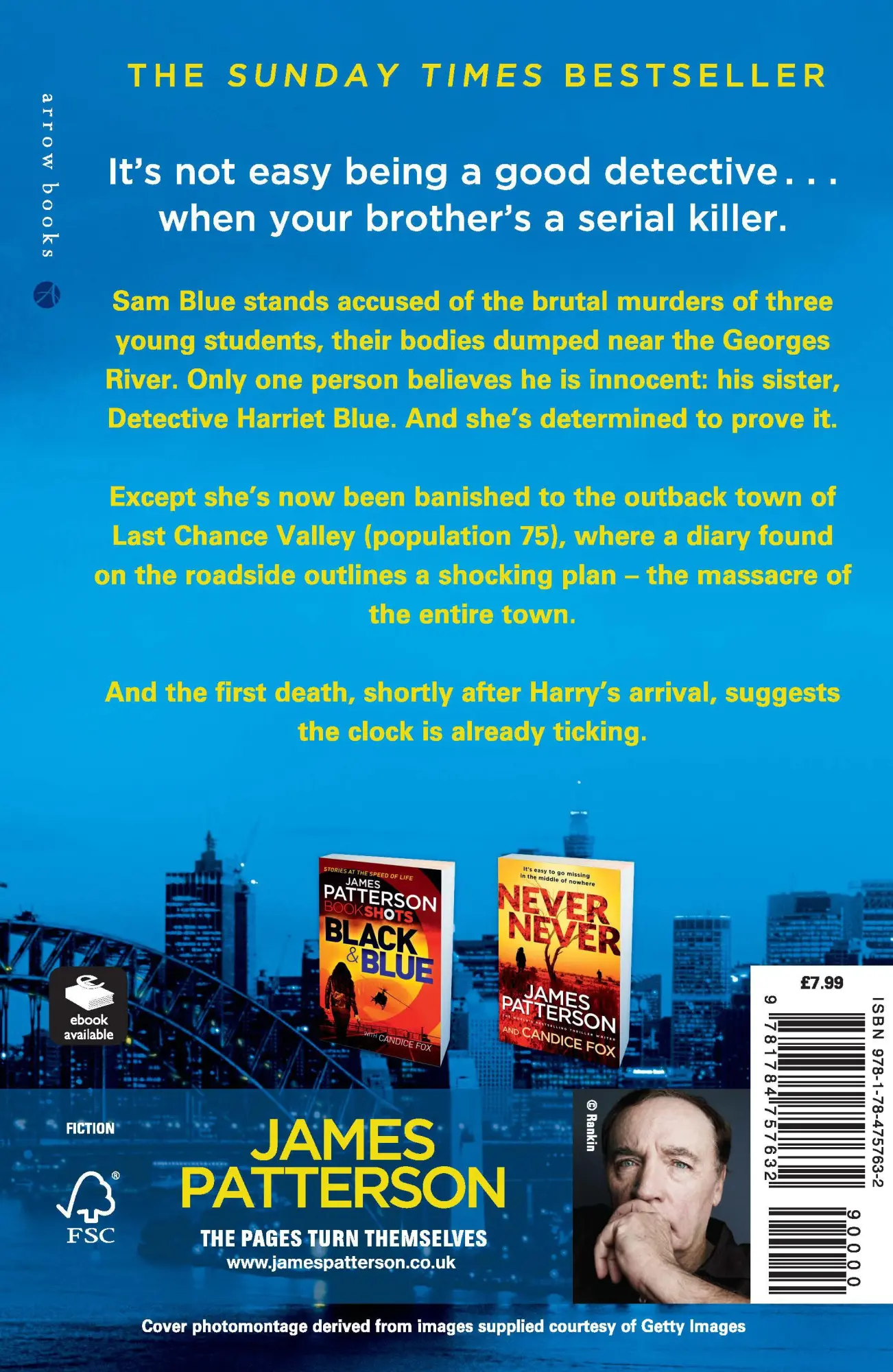 Rückseite: 9781784757632 | Fifty Fifty | (Harriet Blue 2) | James Patterson (u. a.) | Taschenbuch