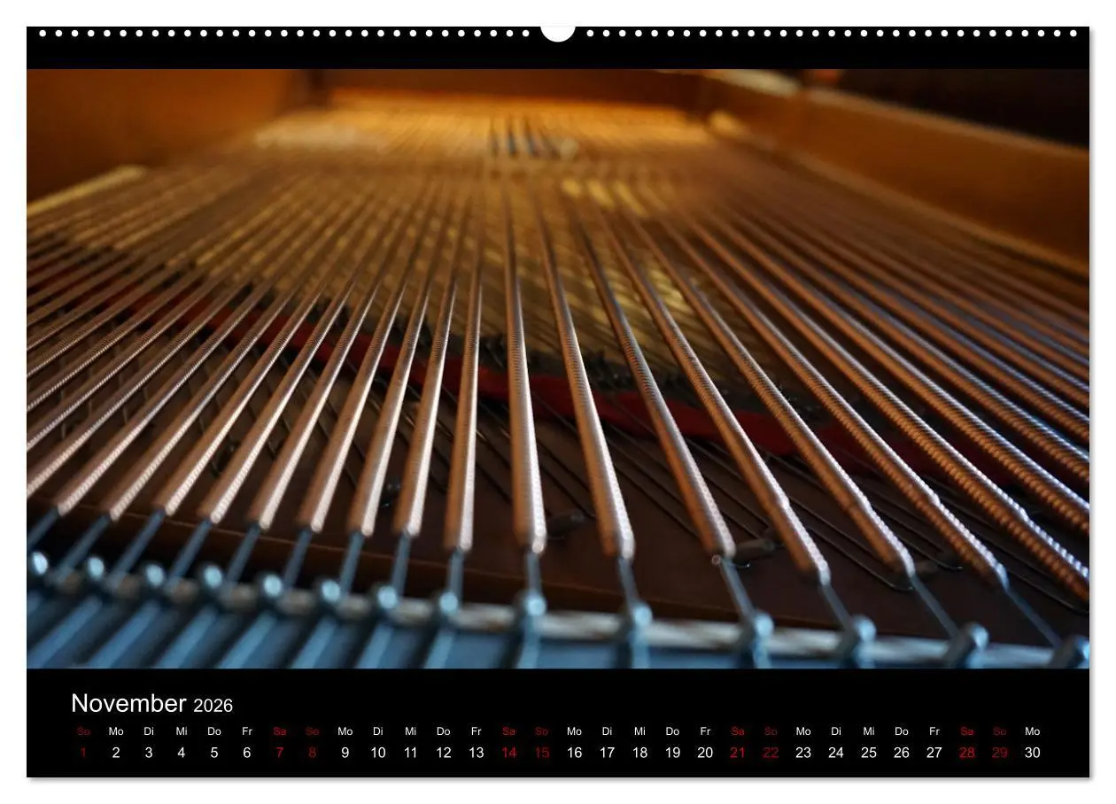 Bild: 9783457547632 | Klavier Momente (Wandkalender 2026 DIN A2 quer), CALVENDO...