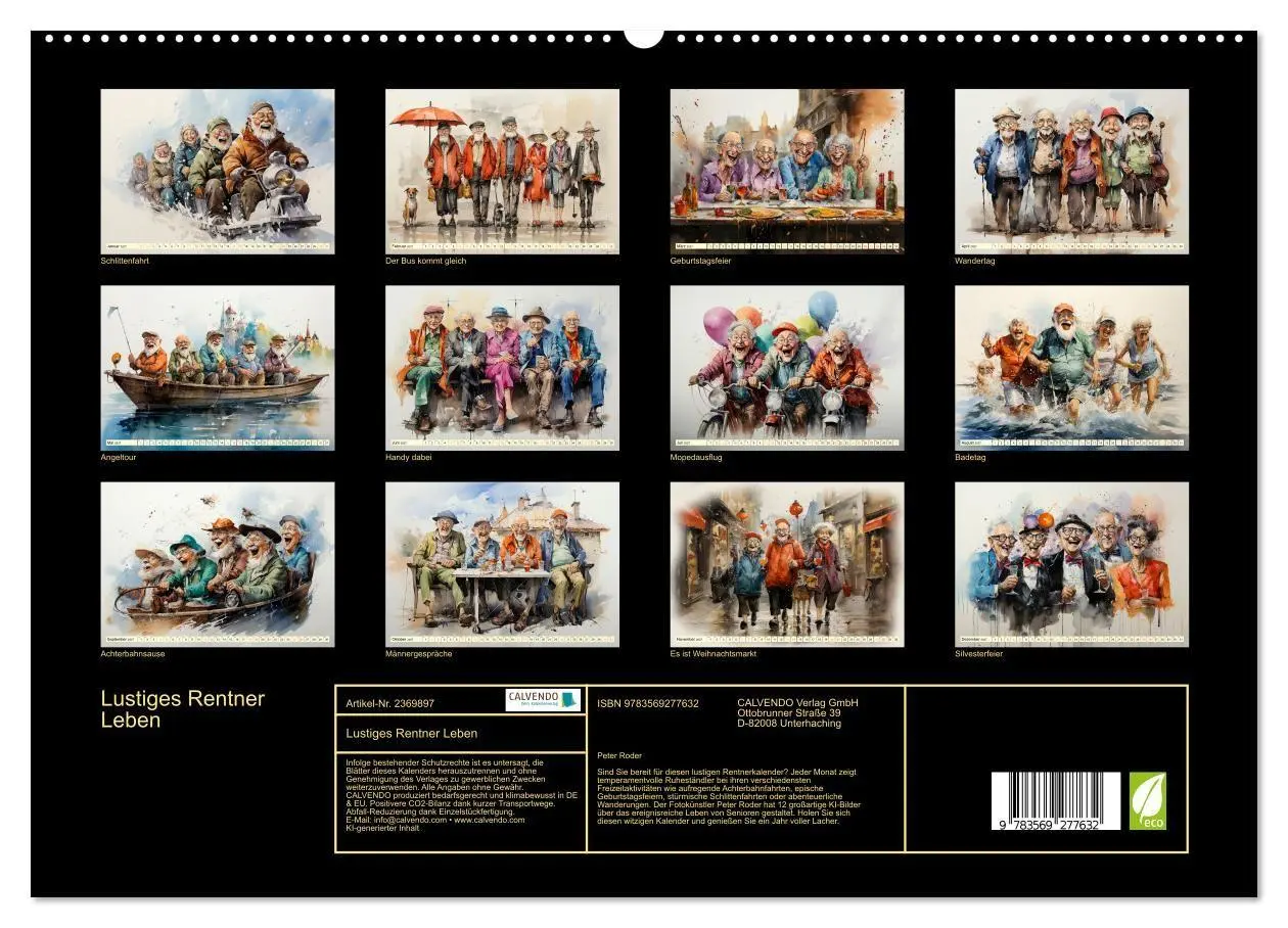 Bild: 9783569277632 | Lustiges Rentner Leben (hochwertiger Premium Wandkalender 2027 DIN...