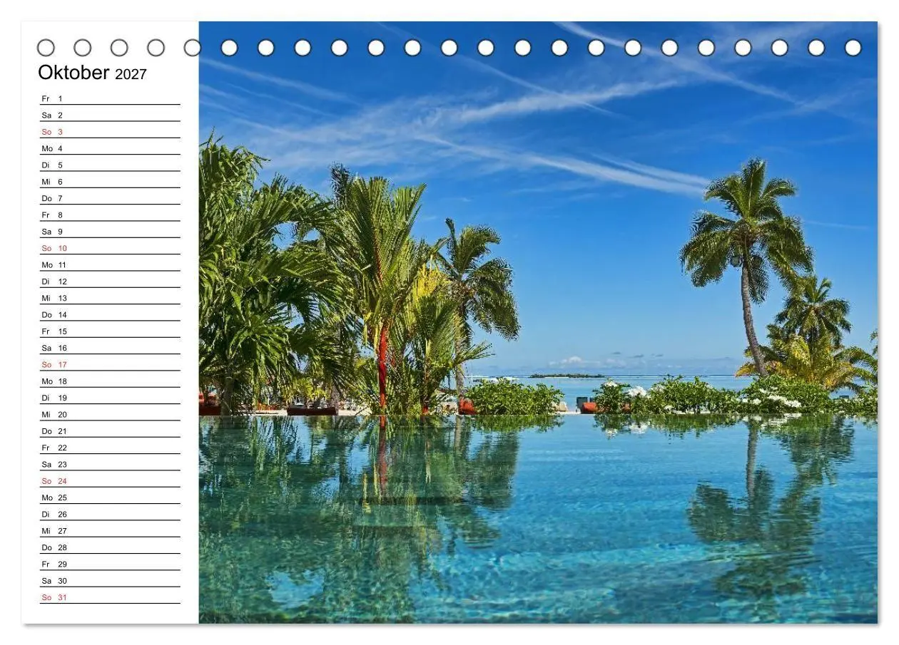 Bild: 9783569967632 | Südsee-Inseln. Von Fidschi bis Bora Bora (Tischkalender 2027 DIN A5...
