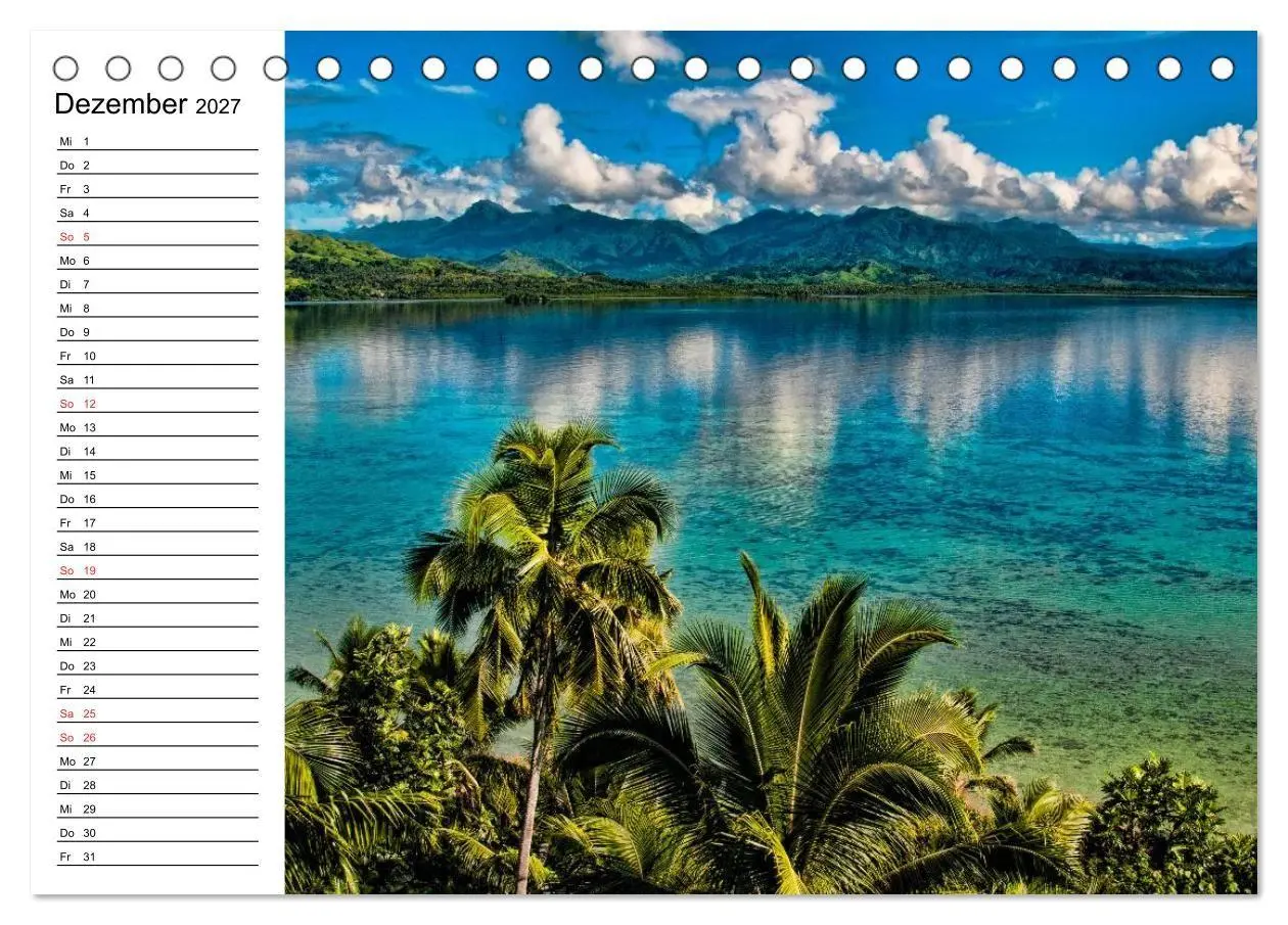 Bild: 9783569967632 | Südsee-Inseln. Von Fidschi bis Bora Bora (Tischkalender 2027 DIN A5...