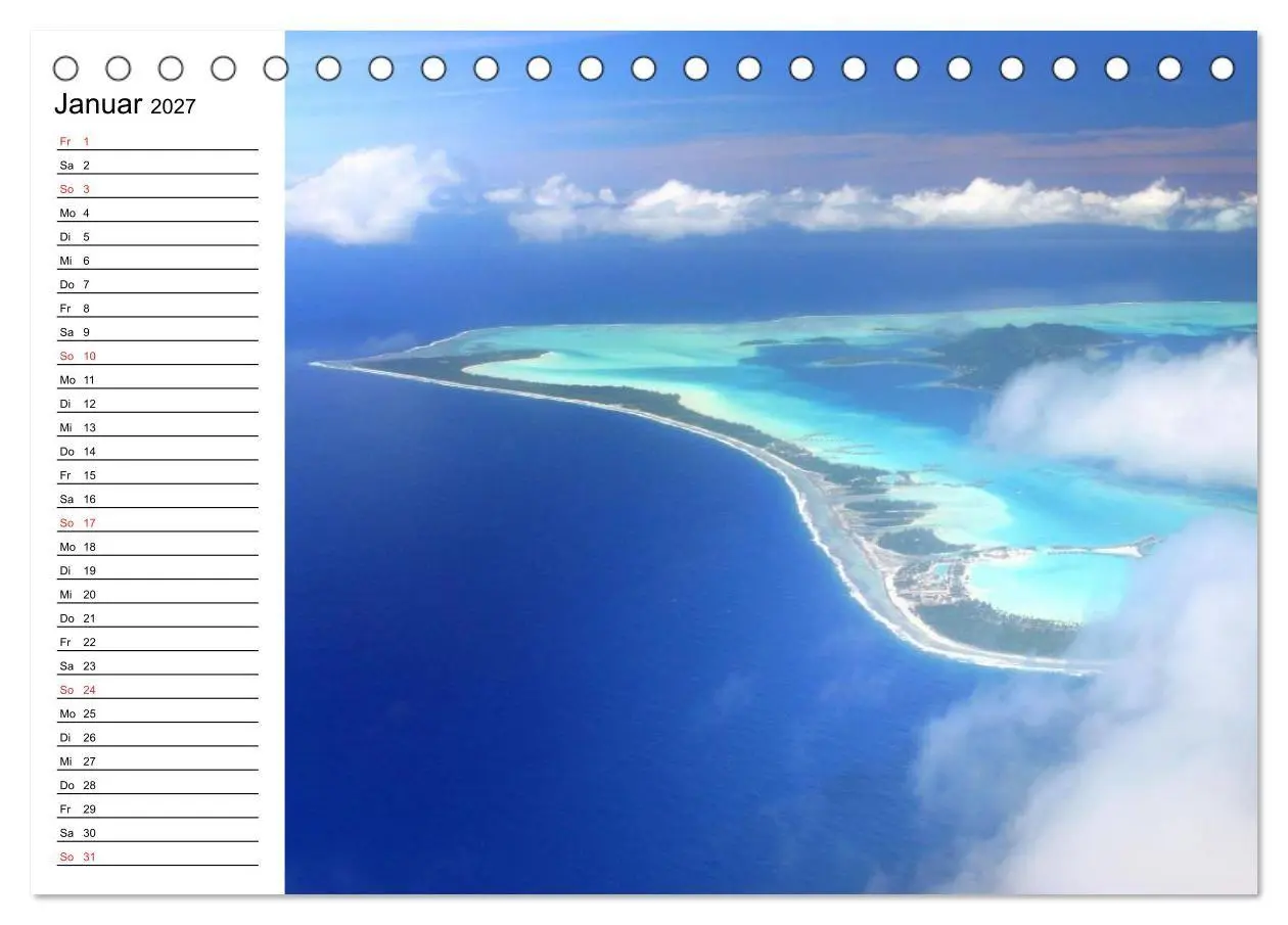 Bild: 9783569967632 | Südsee-Inseln. Von Fidschi bis Bora Bora (Tischkalender 2027 DIN A5...