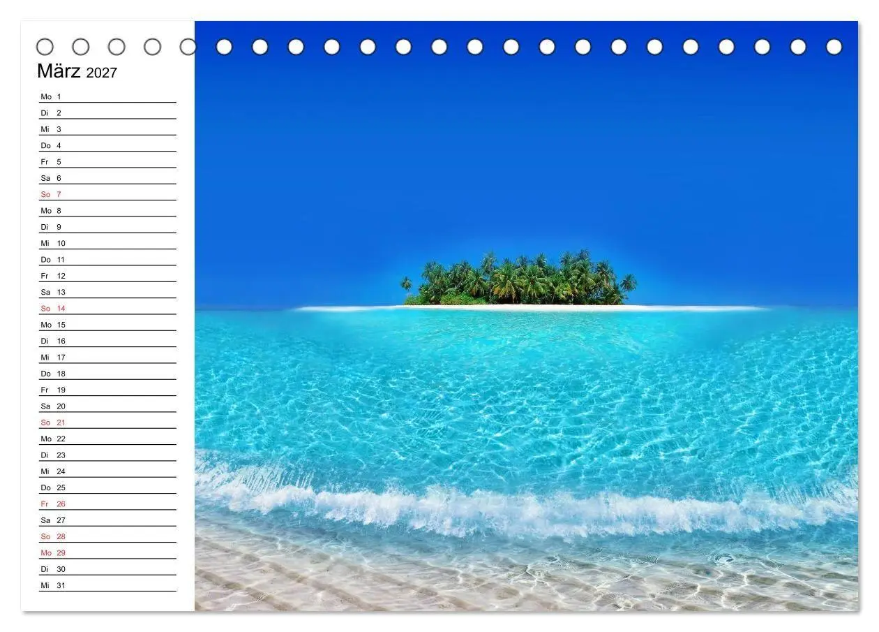Bild: 9783569967632 | Südsee-Inseln. Von Fidschi bis Bora Bora (Tischkalender 2027 DIN A5...
