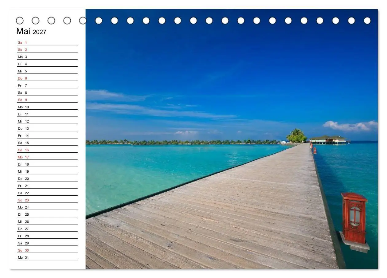 Bild: 9783569967632 | Südsee-Inseln. Von Fidschi bis Bora Bora (Tischkalender 2027 DIN A5...