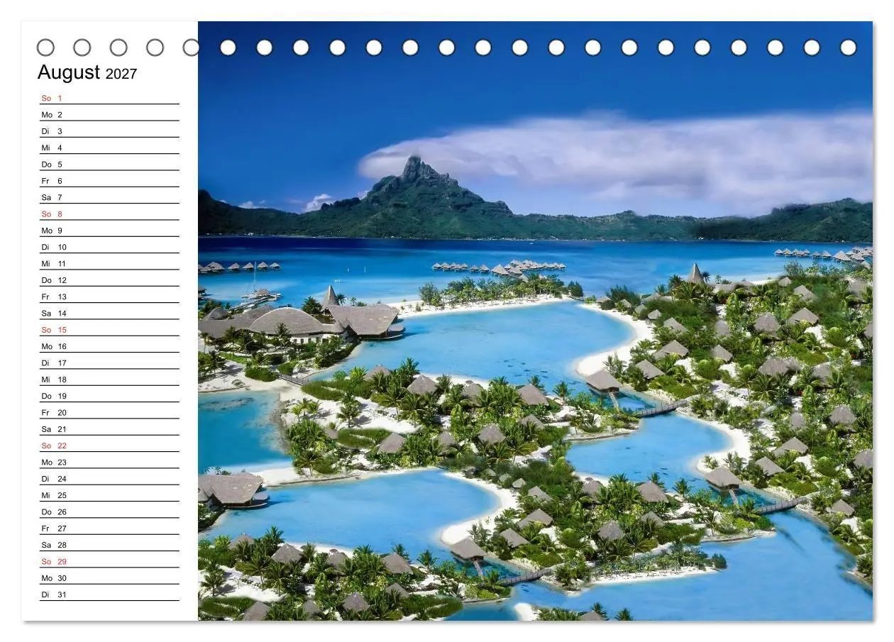 Bild: 9783569967632 | Südsee-Inseln. Von Fidschi bis Bora Bora (Tischkalender 2027 DIN A5...