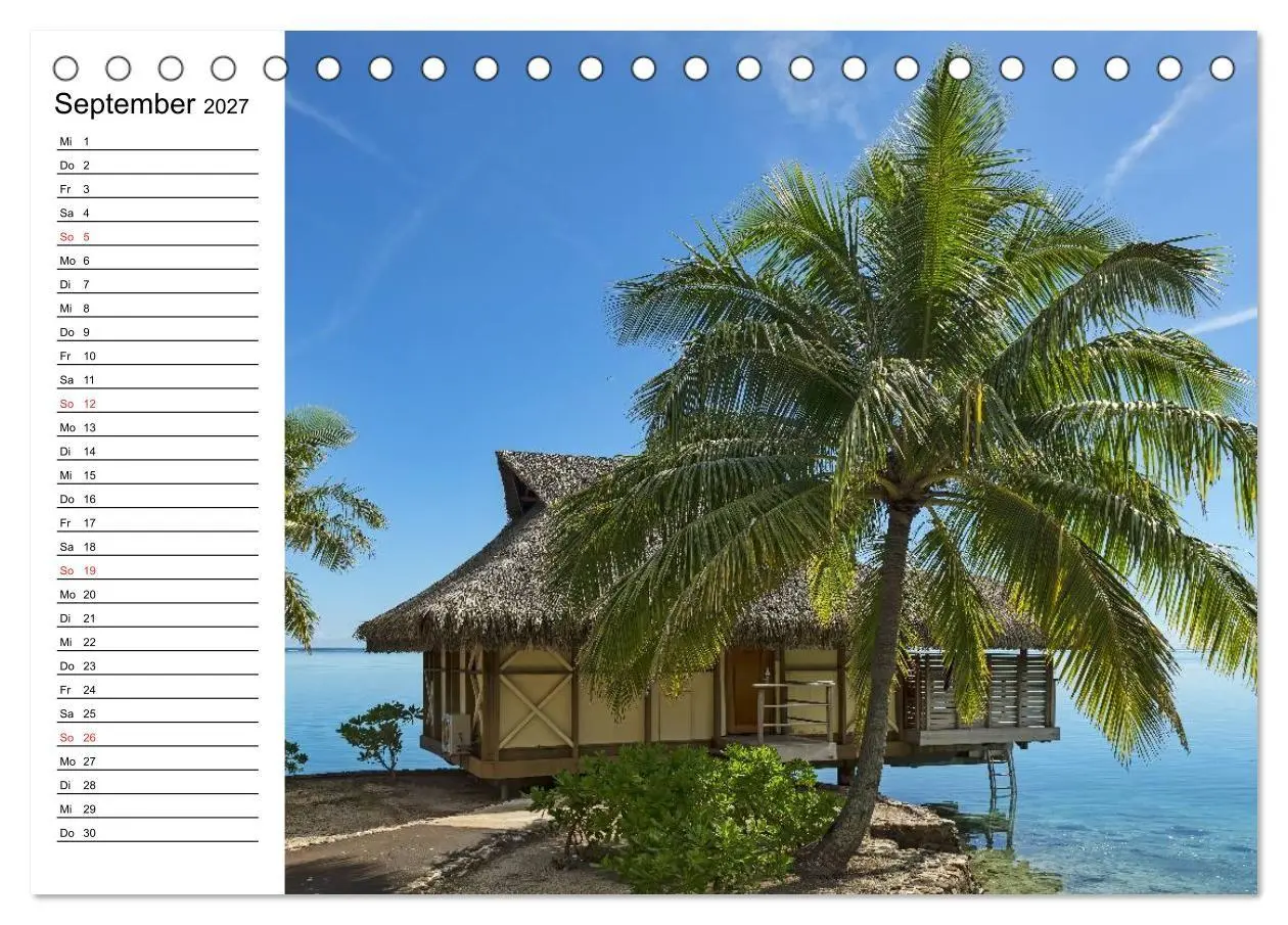 Bild: 9783569967632 | Südsee-Inseln. Von Fidschi bis Bora Bora (Tischkalender 2027 DIN A5...