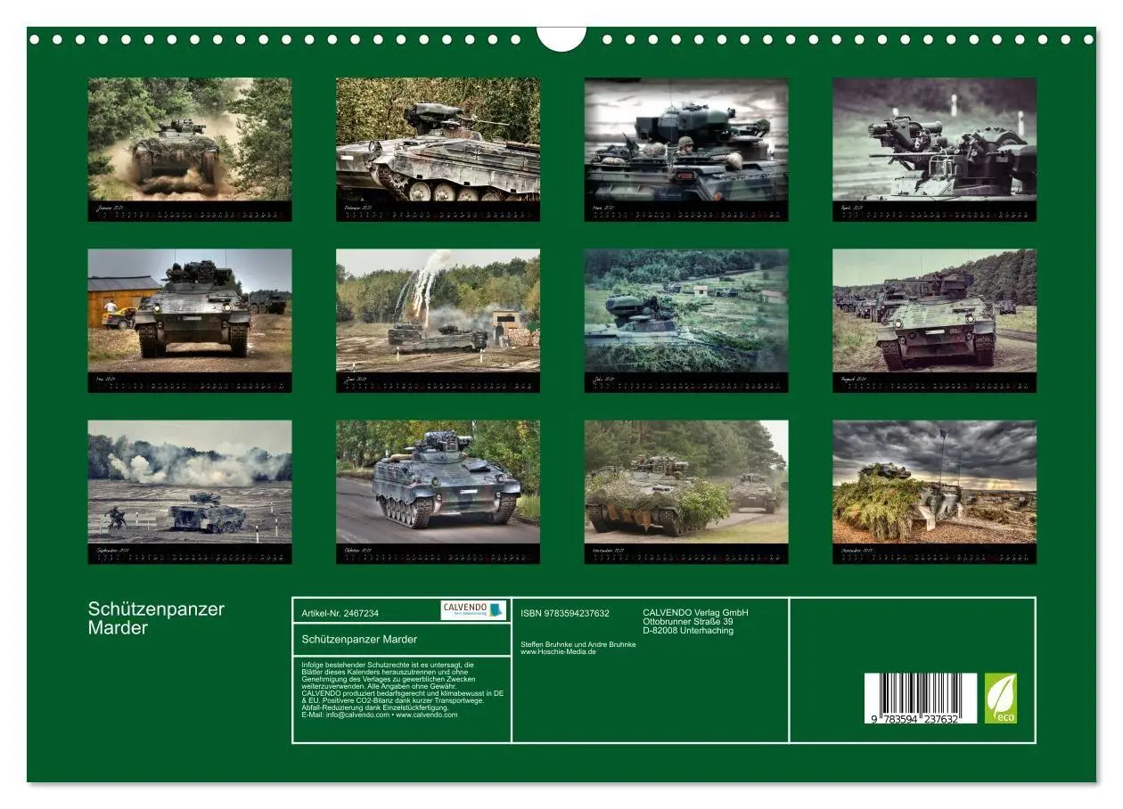 Bild: 9783594237632 | Schützenpanzer Marder (Wandkalender 2027 DIN A3 quer), CALVENDO...