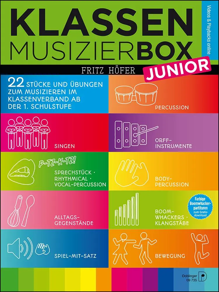 Cover: 9783902667632 | Klassenmusizierbox Junior | Fritz Höfer | Broschüre | Buch | Deutsch