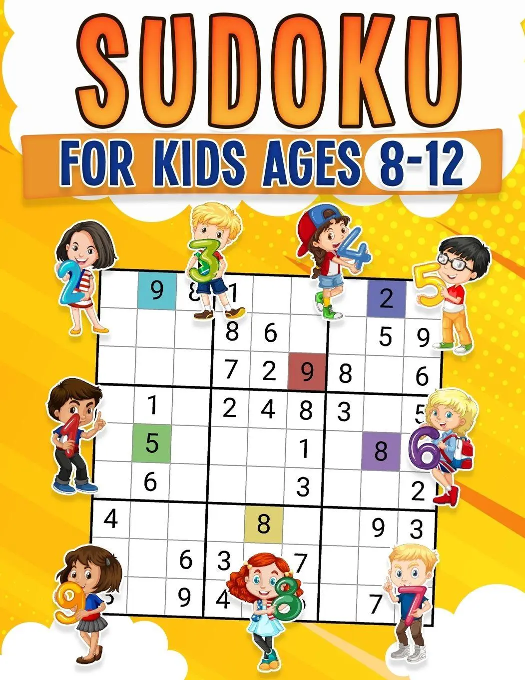 Cover: 9781739437732 | Sudoku for Kids Ages 8-12 Childrens Activity Book With Over 340...