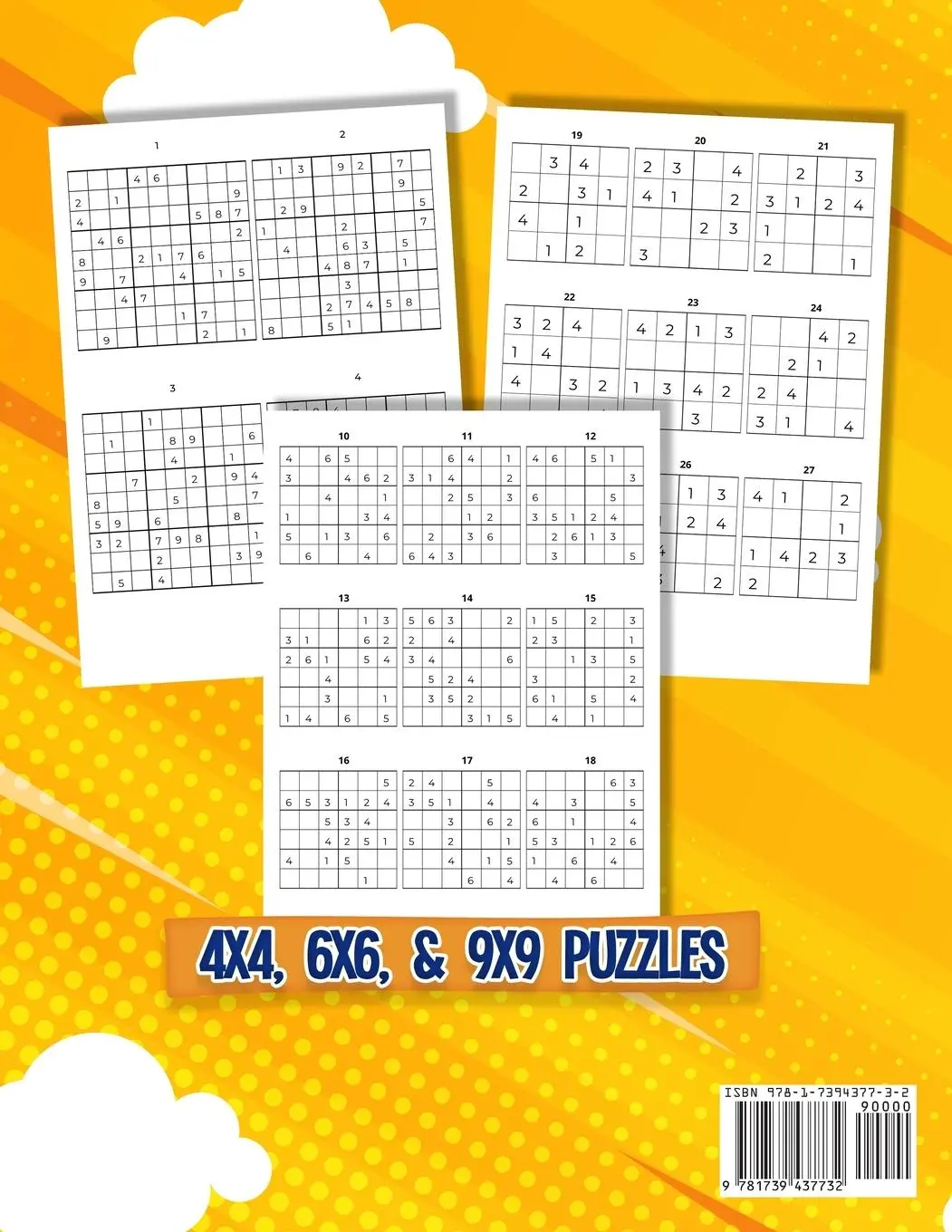 Rückseite: 9781739437732 | Sudoku for Kids Ages 8-12 Childrens Activity Book With Over 340...