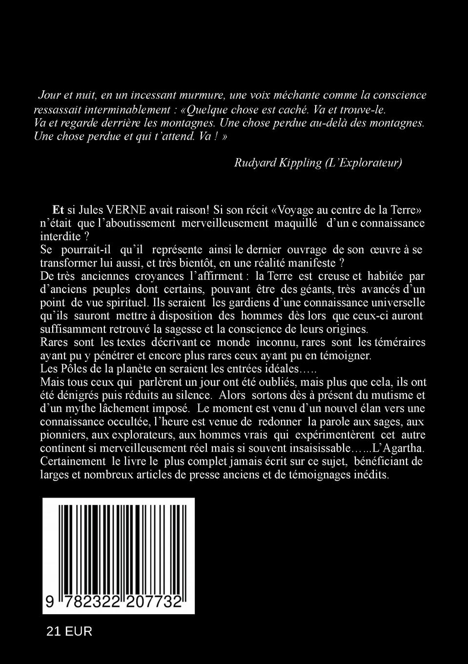 Rückseite: 9782322207732 | La conspiration des Pôles | Un voyage vers le centre de la Terre