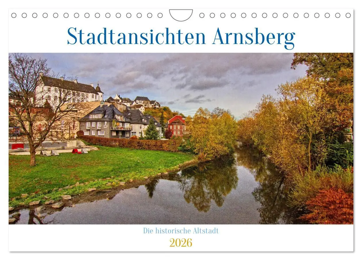 Cover: 9783457537732 | Stadtansichten Arnsberg (Wandkalender 2026 DIN A4 quer), CALVENDO...