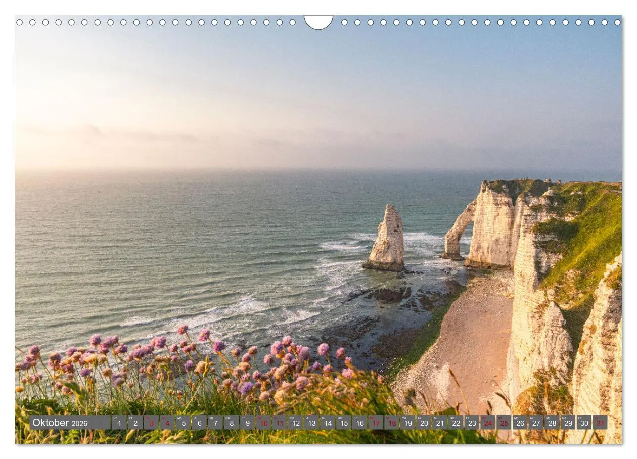 Bild: 9783457607732 | Normandie entdecken (Wandkalender 2026 DIN A3 quer), CALVENDO...