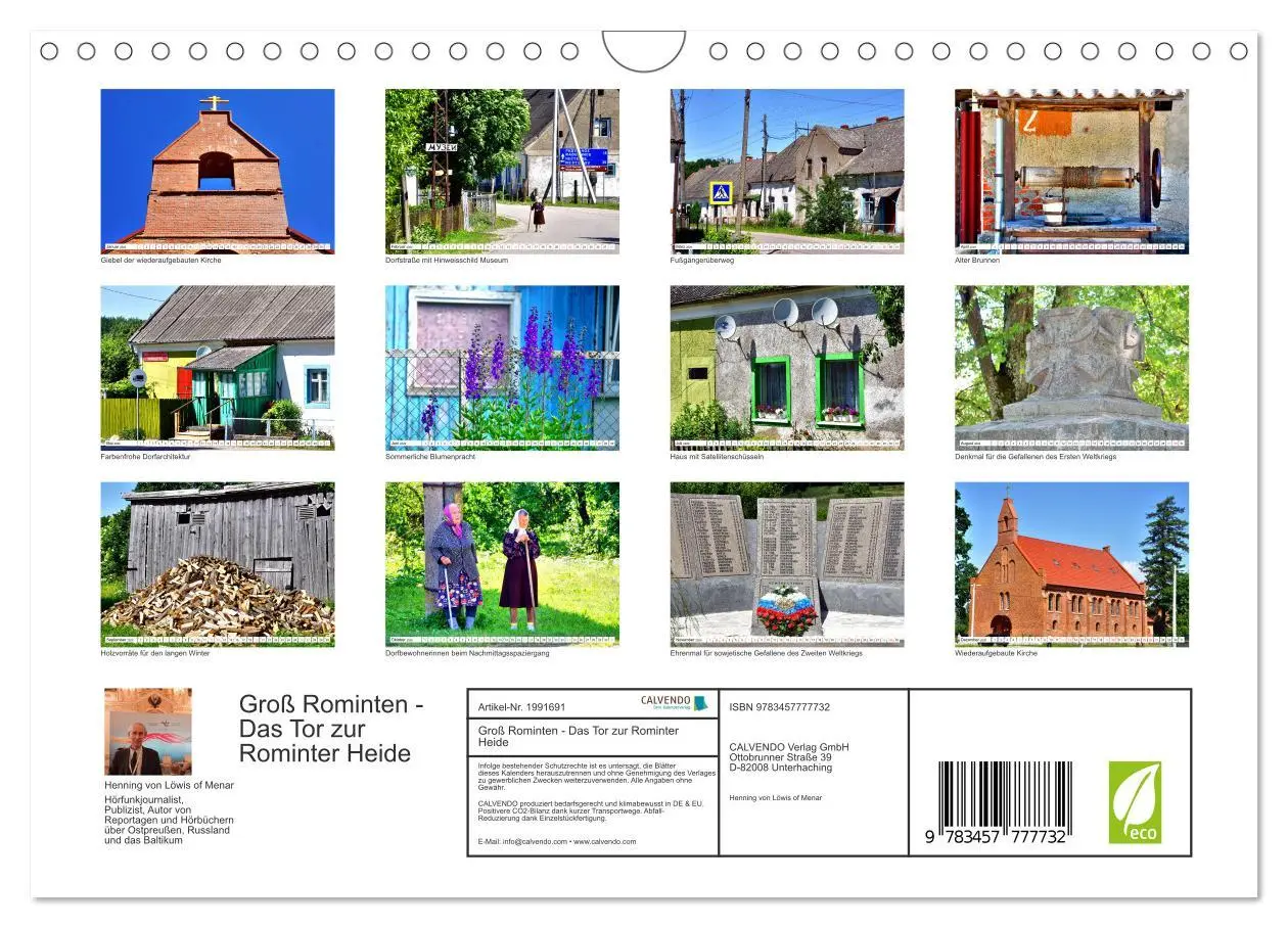 Bild: 9783457777732 | Groß Rominten - Das Tor zur Rominter Heide (Wandkalender 2026 DIN...