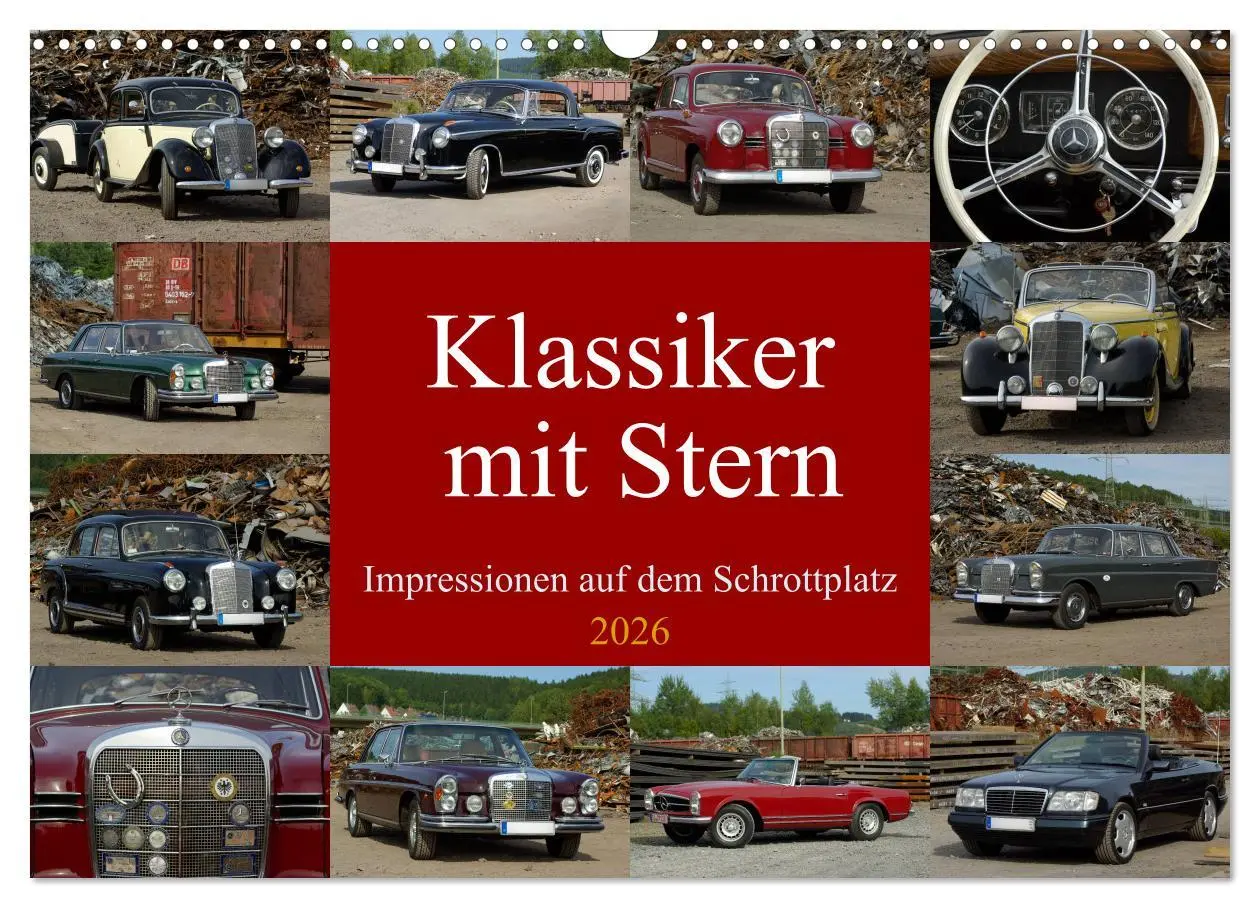 Cover: 9783457917732 | Klassiker mit Stern (Wandkalender 2026 DIN A3 quer), CALVENDO...