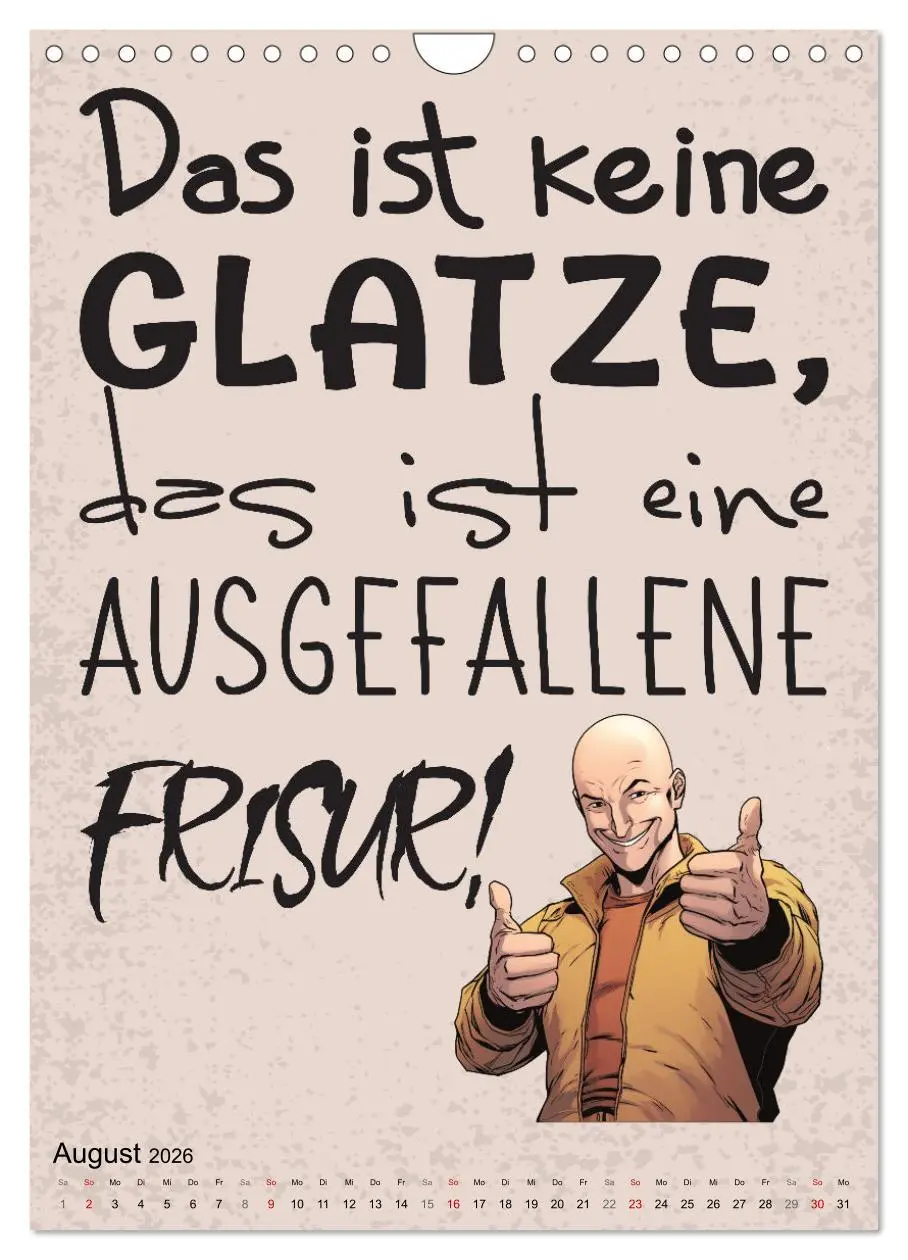 Bild: 9783516317732 | Haarige Friseursprüche (Wandkalender 2026 DIN A4 hoch), CALVENDO...
