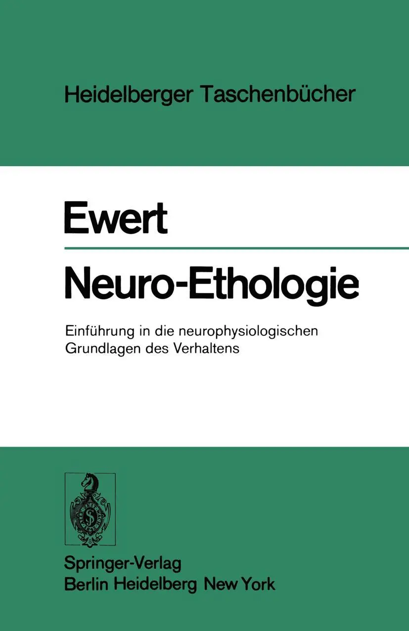 Cover: 9783540077732 | Neuro-Ethologie | J. -P. Ewert | Taschenbuch | xii | Deutsch | 1976