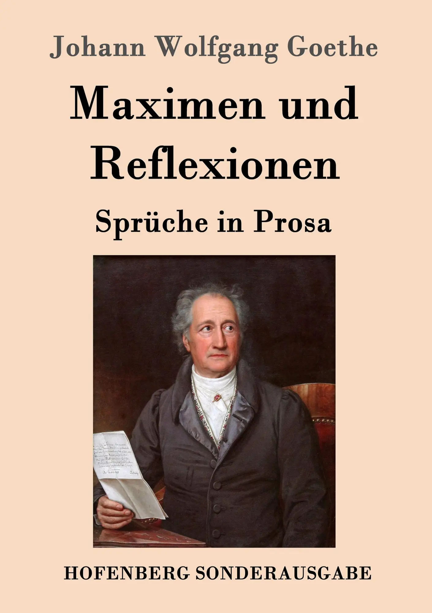 Cover: 9783843017732 | Maximen und Reflexionen | Sprüche in Prosa | Johann Wolfgang Goethe