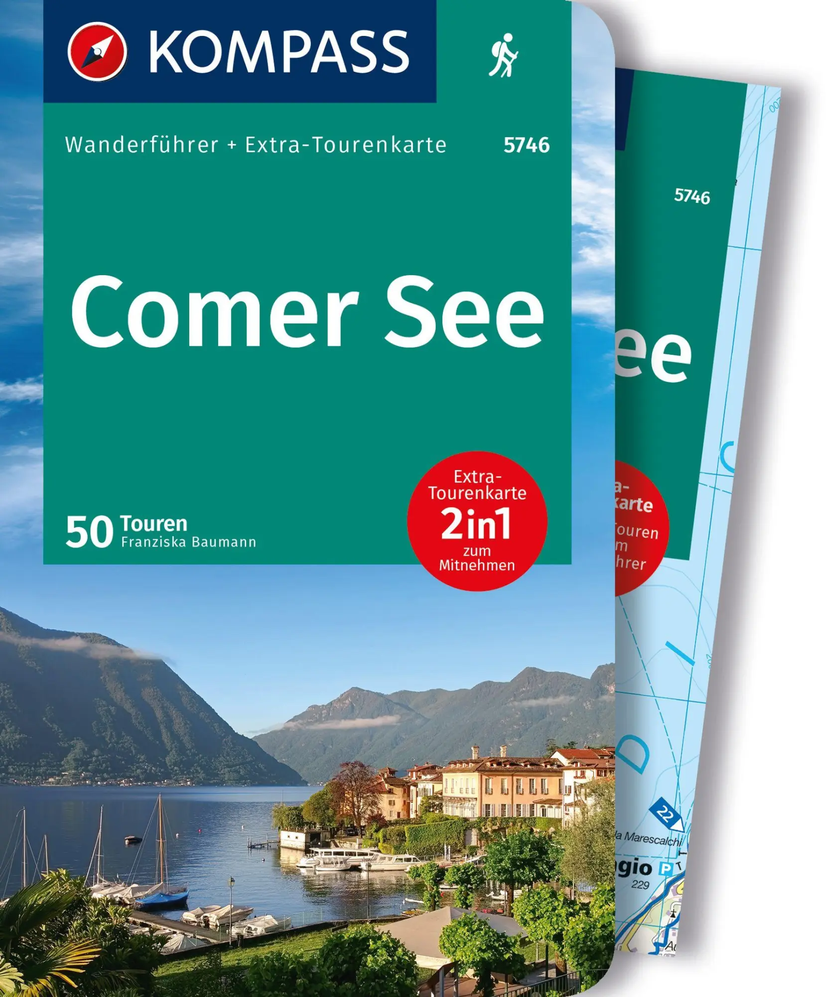 Cover: 9783991217732 | KOMPASS Wanderführer Comer See, 50 Touren mit Extra-Tourenkarte | Buch