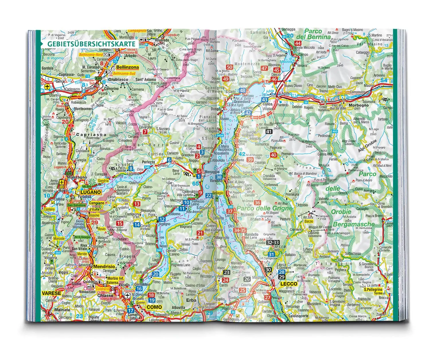 Bild: 9783991217732 | KOMPASS Wanderführer Comer See, 50 Touren mit Extra-Tourenkarte | Buch