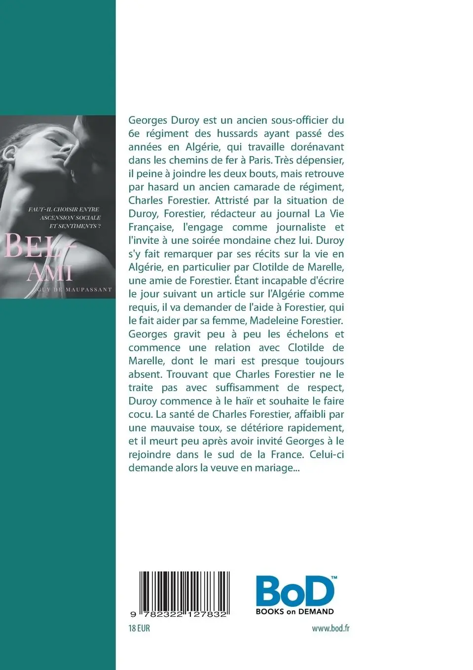Rückseite: 9782322127832 | Bel-Ami | Un roman de Guy de Maupassant | Guy de Maupassant | Buch