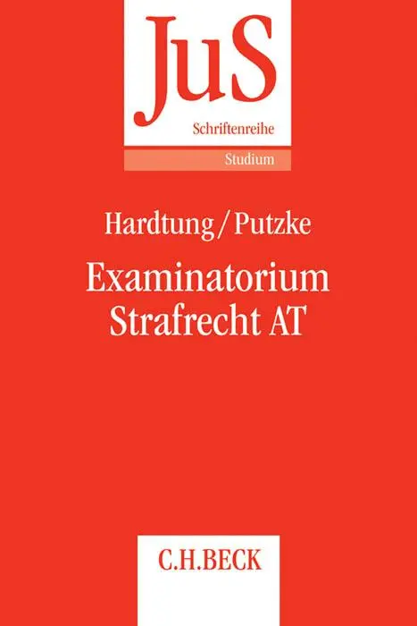 Cover: 9783406657832 | Examinatorium Strafrecht AT | Bernhard Hardtung (u. a.) | Taschenbuch