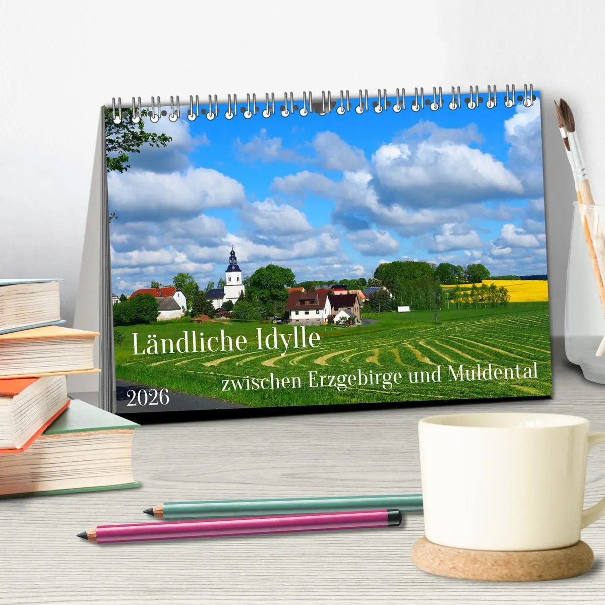 Bild: 9783457457832 | Ländliche Idylle zwischen Erzgebirge und Muldental (Tischkalender...