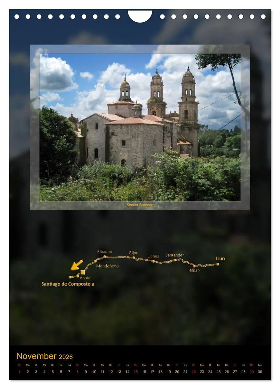 Bild: 9783516477832 | Camino del Norte (Wandkalender 2026 DIN A4 hoch), CALVENDO...