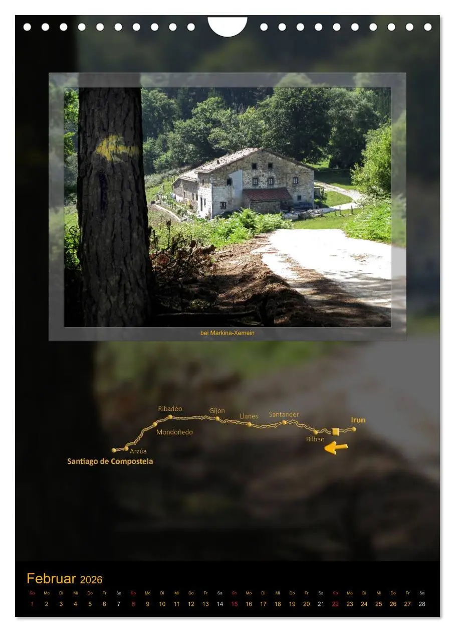 Bild: 9783516477832 | Camino del Norte (Wandkalender 2026 DIN A4 hoch), CALVENDO...
