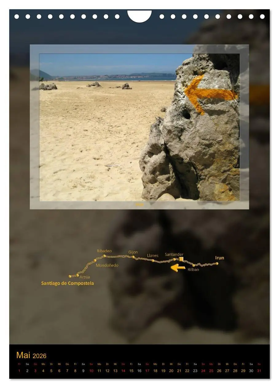 Bild: 9783516477832 | Camino del Norte (Wandkalender 2026 DIN A4 hoch), CALVENDO...