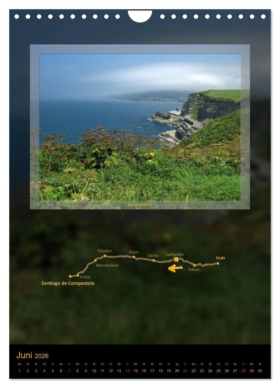 Bild: 9783516477832 | Camino del Norte (Wandkalender 2026 DIN A4 hoch), CALVENDO...