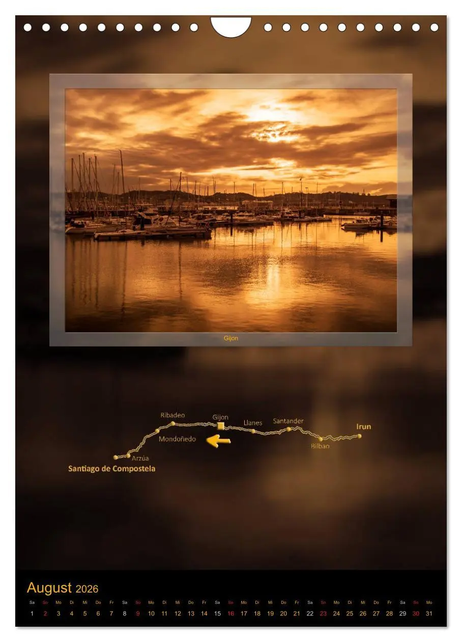 Bild: 9783516477832 | Camino del Norte (Wandkalender 2026 DIN A4 hoch), CALVENDO...