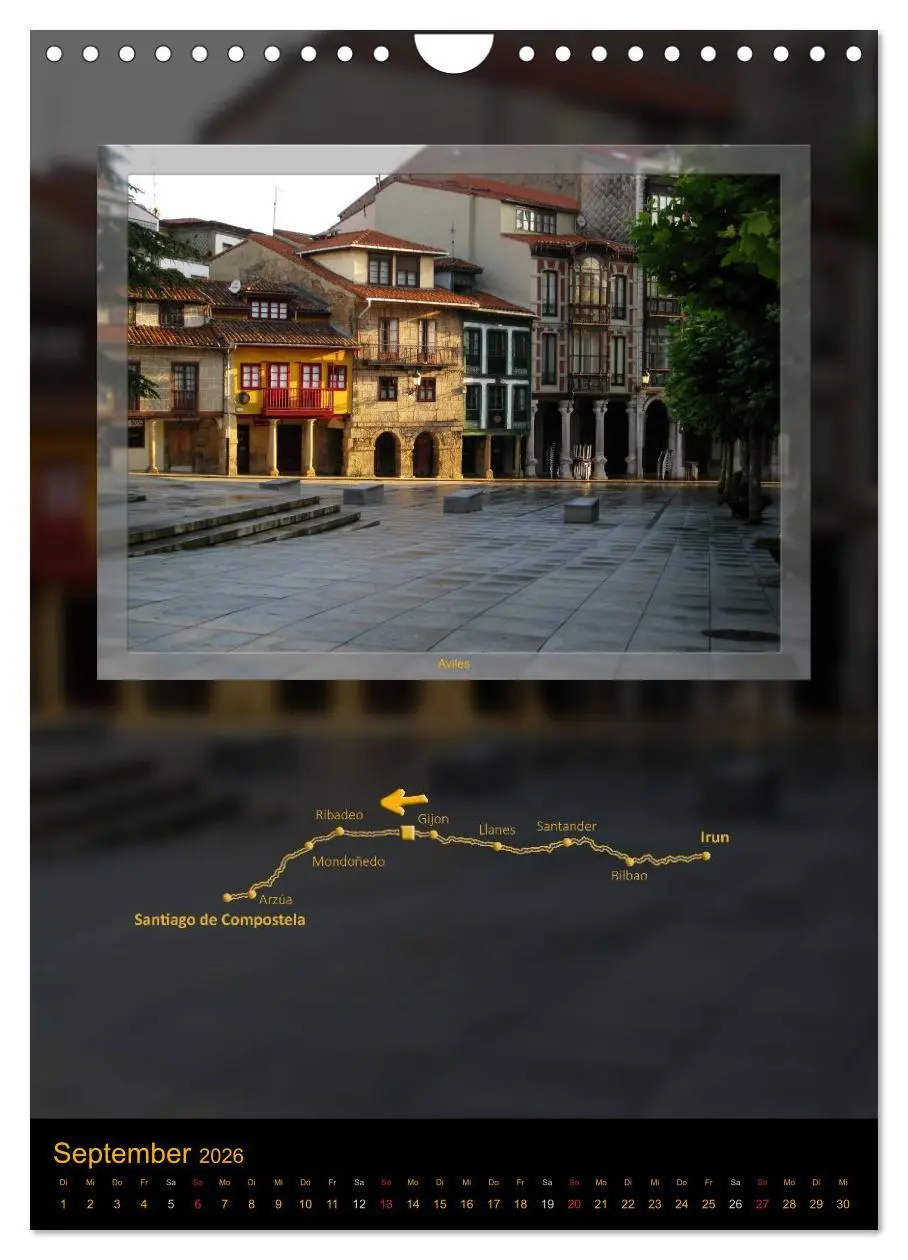Bild: 9783516477832 | Camino del Norte (Wandkalender 2026 DIN A4 hoch), CALVENDO...