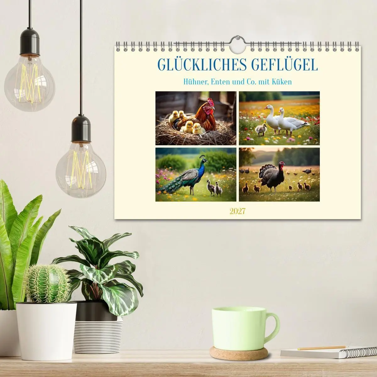 Bild: 9783569017832 | Glückliches Geflügel (Wandkalender 2027 DIN A4 quer), CALVENDO...