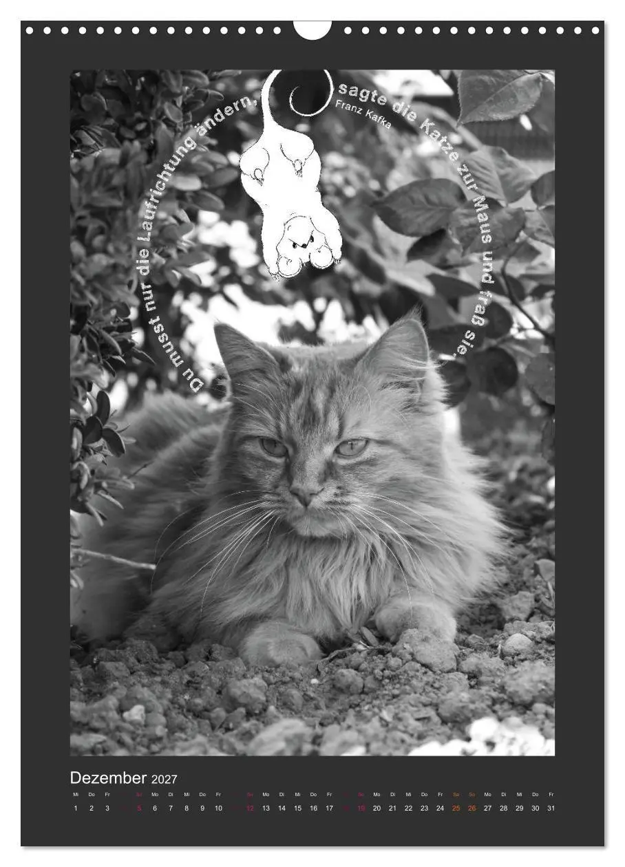 Bild: 9783594147832 | Katz &amp; Maus (Wandkalender 2027 DIN A3 hoch), CALVENDO Monatskalender