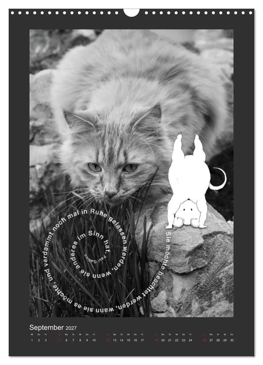 Bild: 9783594147832 | Katz &amp; Maus (Wandkalender 2027 DIN A3 hoch), CALVENDO Monatskalender