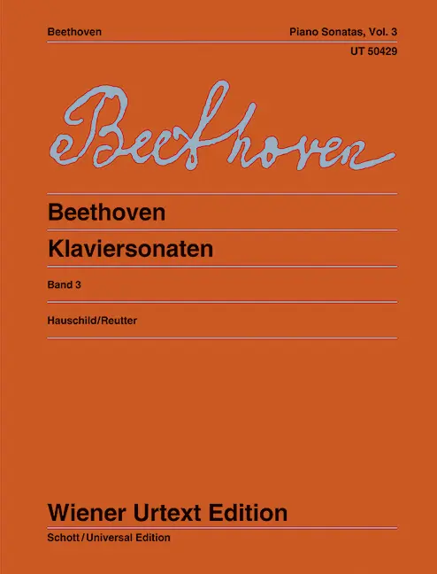 Cover: 9783850557832 | Klaviersonaten. Bd.3 | Urtext. Band 3. Klavier.. Nach den Quellen