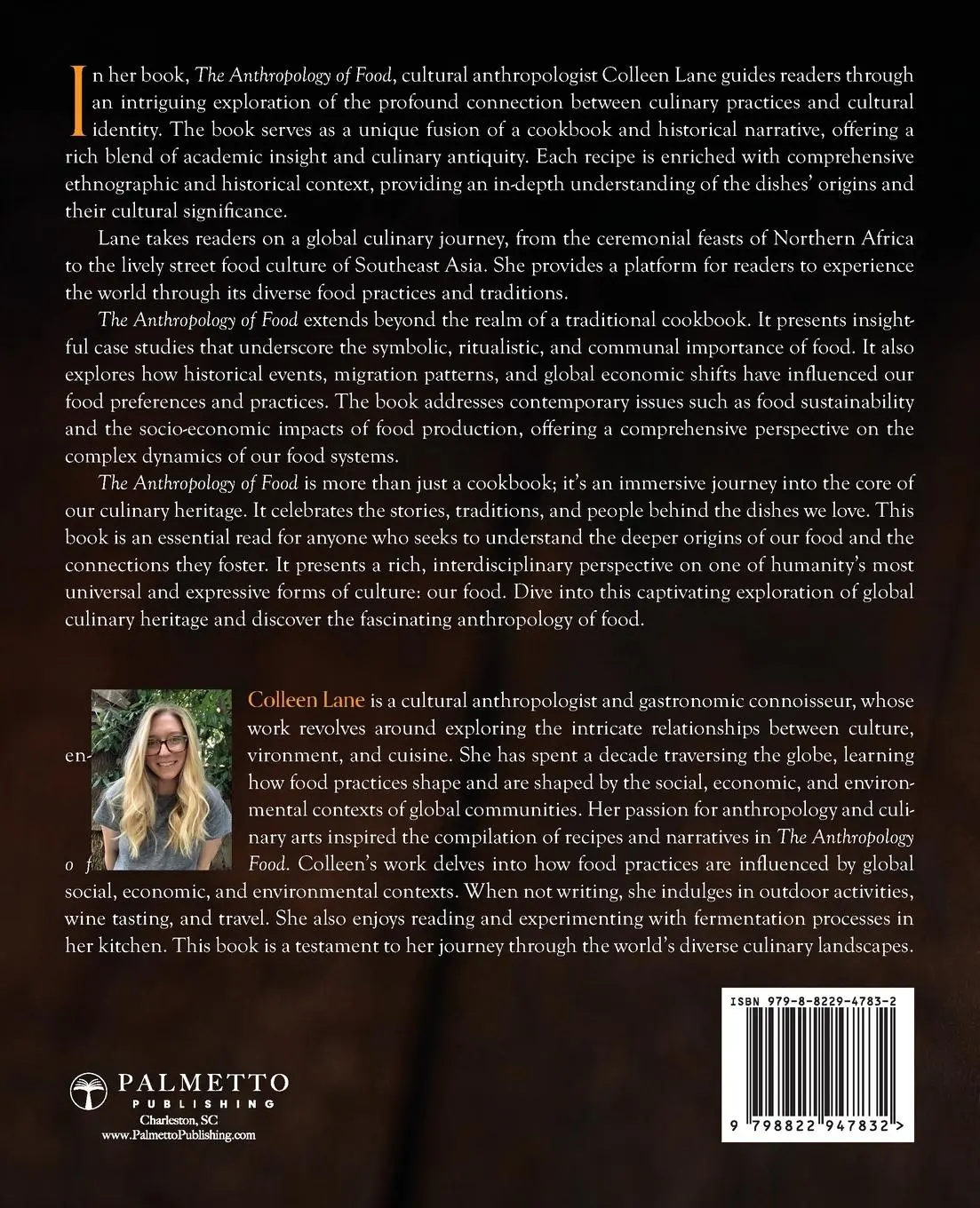 Rückseite: 9798822947832 | The Anthropology of Food | Colleen Lane | Taschenbuch | Englisch