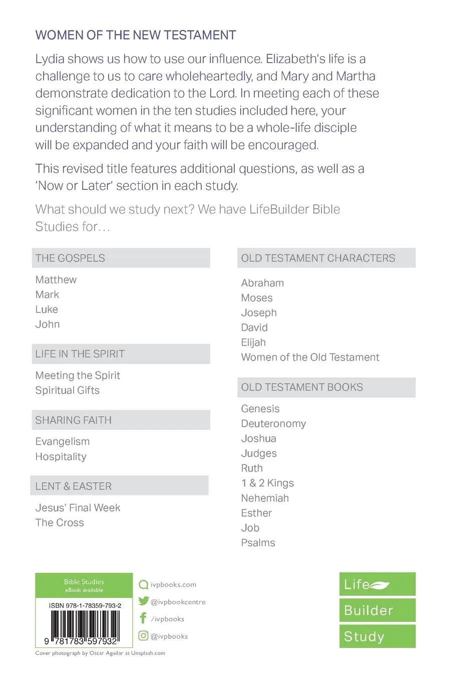 Rückseite: 9781783597932 | Women of the New Testament (Lifebuilder Study Guides) | Peau | Buch