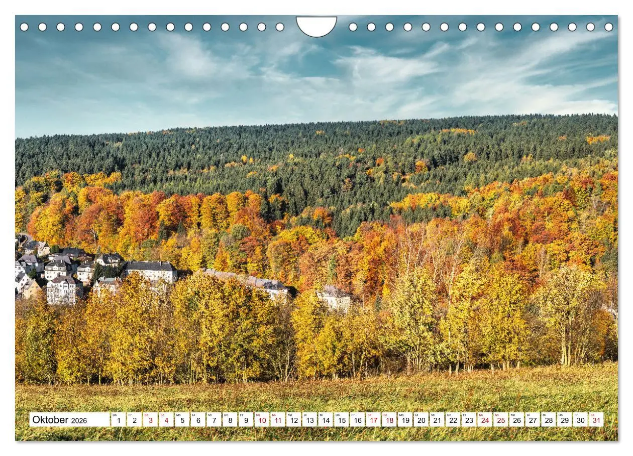 Bild: 9783457377932 | Schönes Erzgebirge (Wandkalender 2026 DIN A4 quer), CALVENDO...
