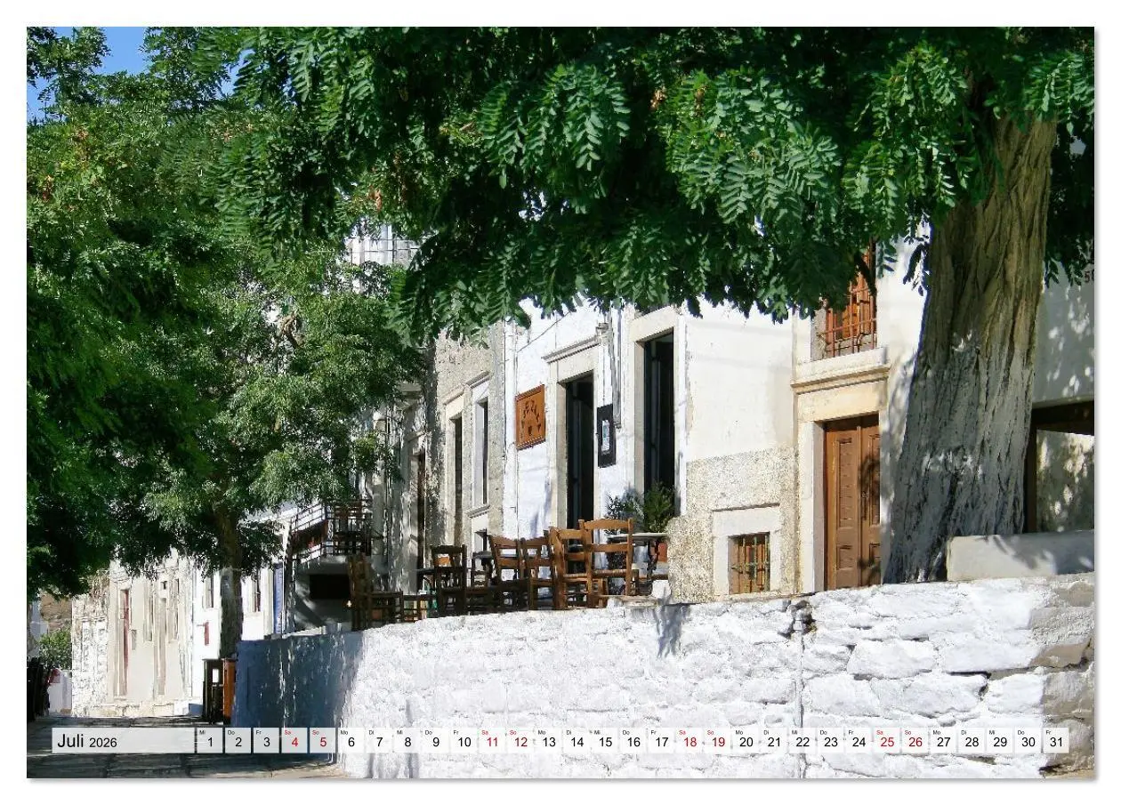 Bild: 9783516607932 | Die Insel Naxos - Ein Traum in blau und weiß (Tischkalender 2026...