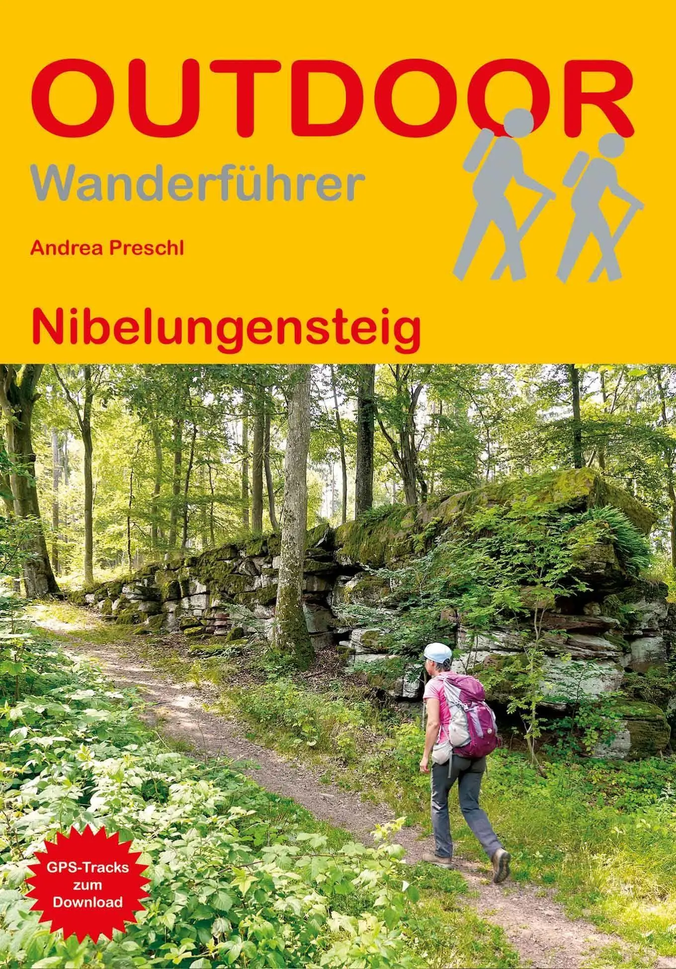 Cover: 9783866867932 | Nibelungensteig | Andrea Preschl | Taschenbuch | Outdoor Wanderführer